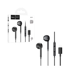 Auscultadores com Cabo Hoco M111 Primero com Microfone Lightning 1,2m Preto